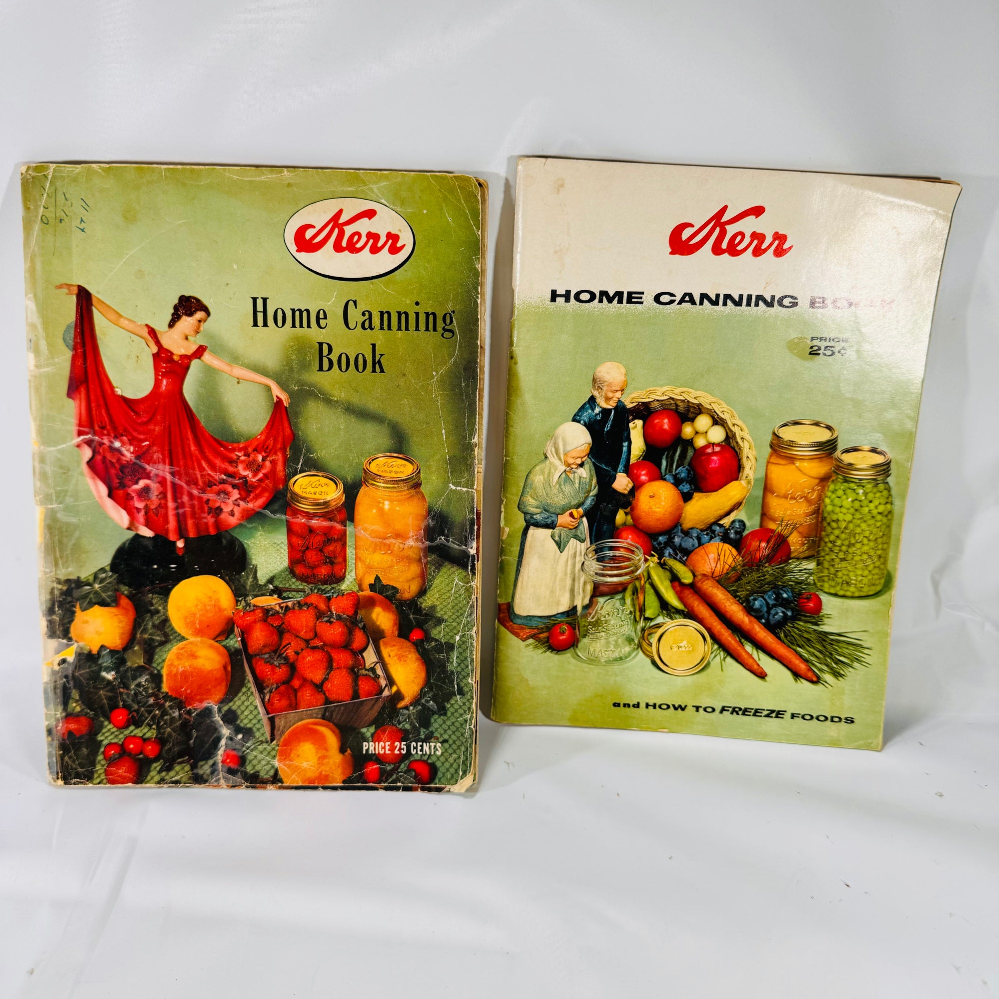 Kerr Home Canning Books 1952 & 58 Editions Kerr Glass Manufactures