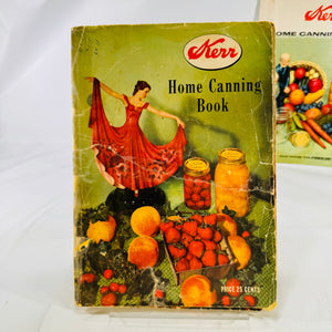 Kerr Home Canning Books 1952 & 58 Editions Kerr Glass Manufactures