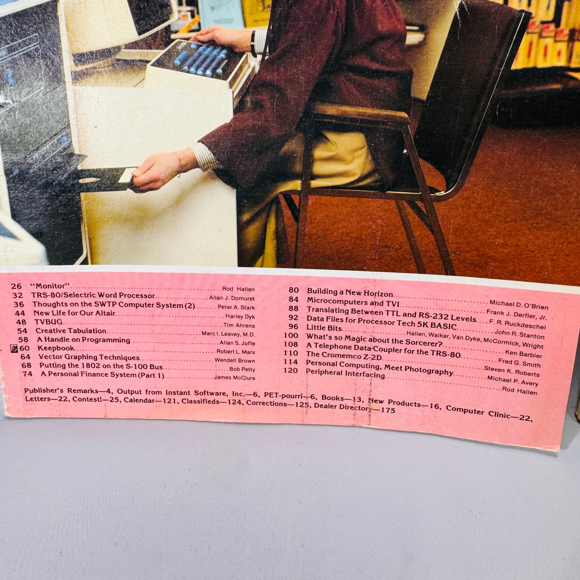 Vintage Kilobaud Microcomputing Magazine (June 1983) | 178 Pages | Features TRS-80, Programming, & Original Printout Bookmarks