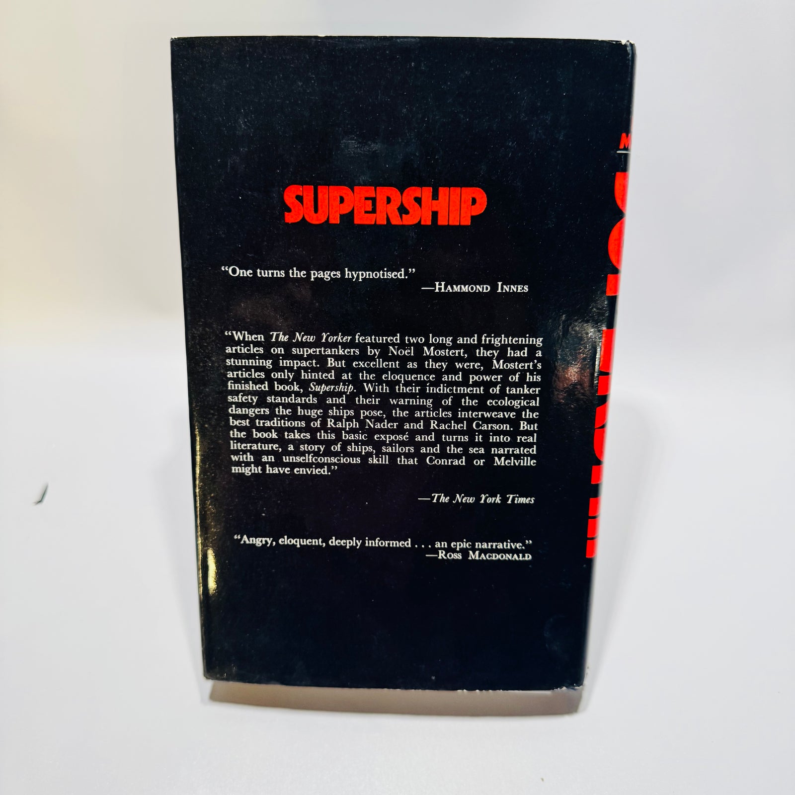 Supership by Noël Mostert 1975 Book Club Associates Hardcover with Dust Jacket