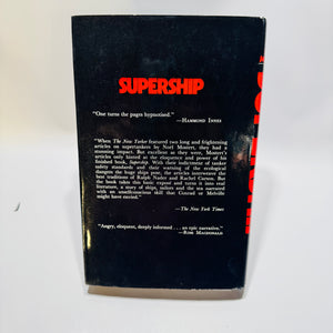 Supership by Noël Mostert 1975 Book Club Associates Hardcover with Dust Jacket