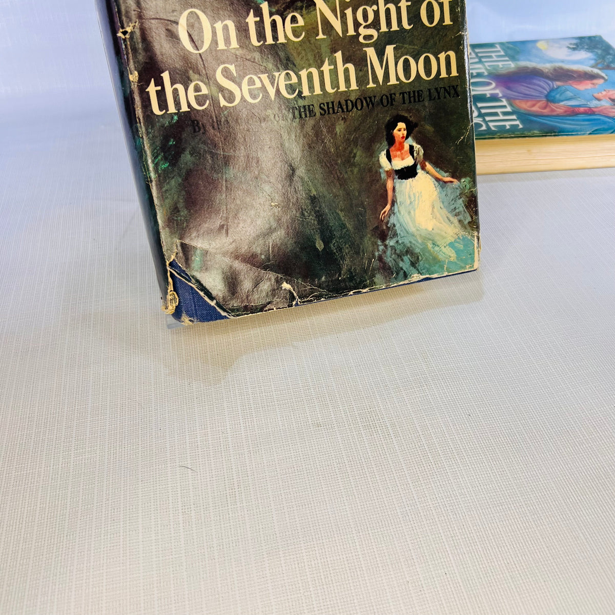 Two Victoria Holt Vintage Books: On The Night of the Seventh Moon 1972 The Time of the Hunters Moon  1983 Double Day & Co