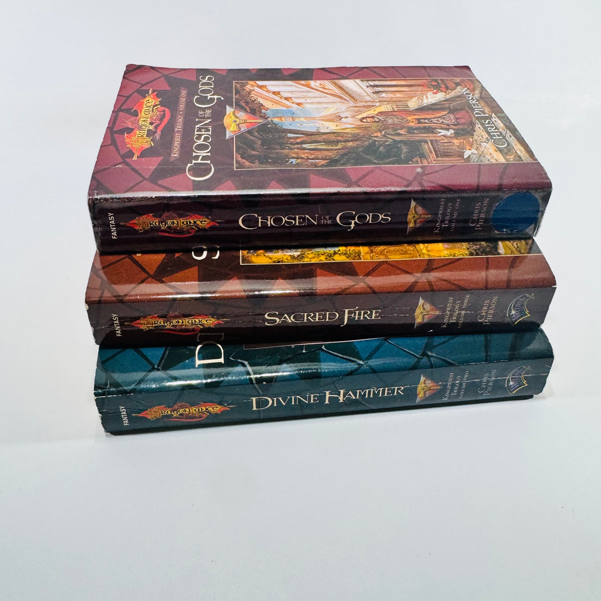 Dragonlance Kingpriest Trilogy by Chris Pierson Complete 3 Book Paperback Bundle