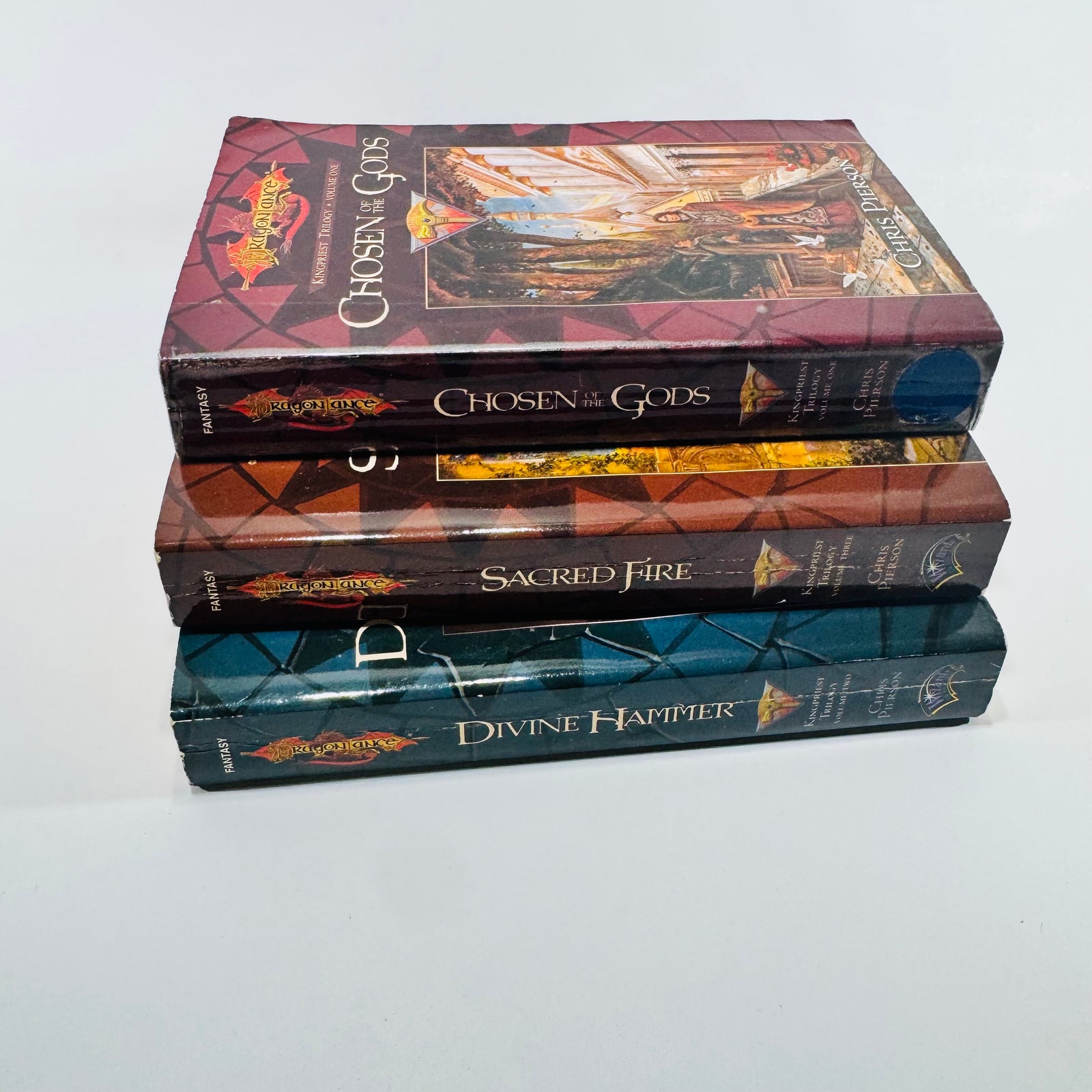 Dragonlance Kingpriest Trilogy by Chris Pierson Complete 3 Book Paperback Bundle