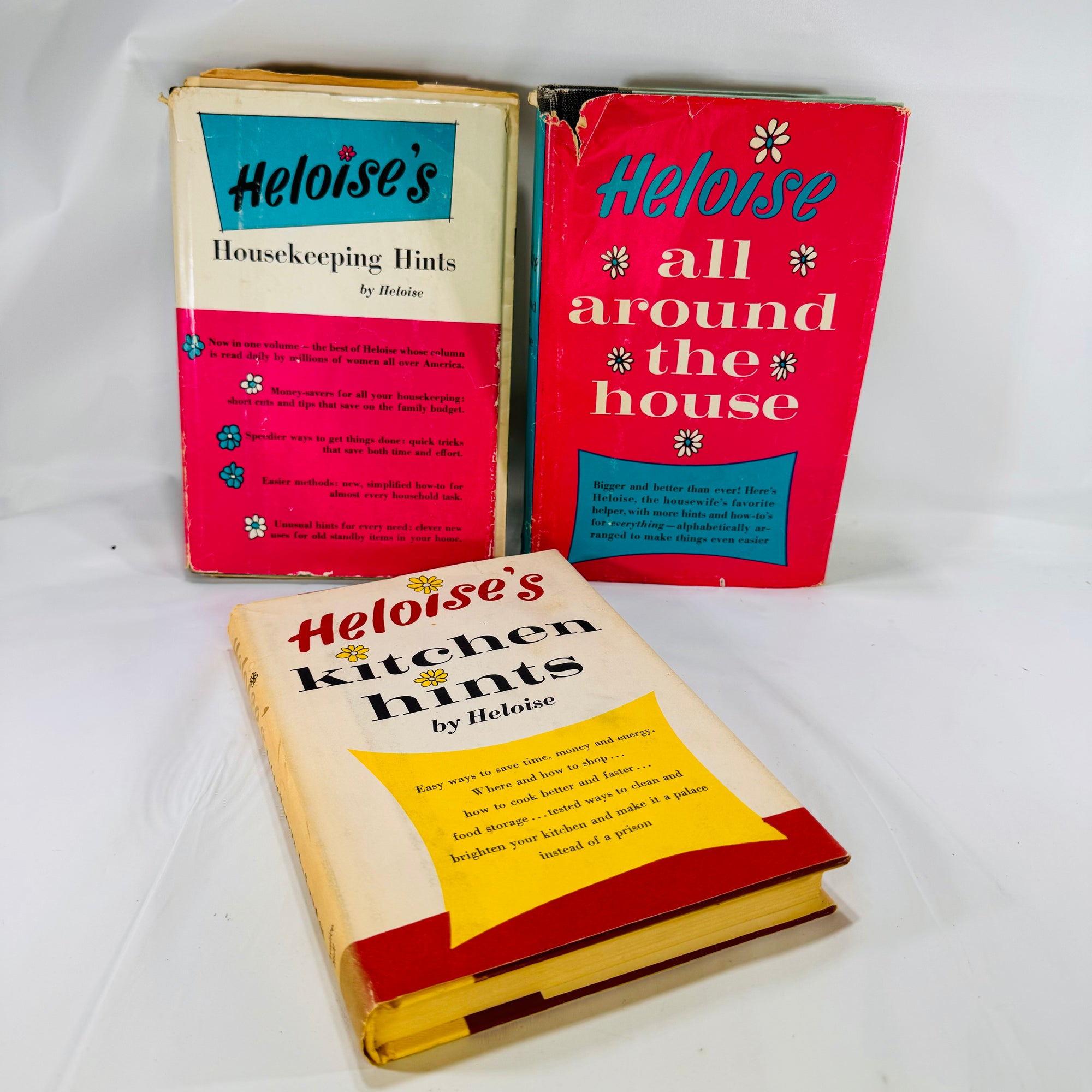 Three Heloise's Books: Kitchen, Housekeeping Hints and All Around the House by Heloise Prentice-Hall Inc