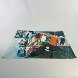 Vintage Ford Truck Dealer Brochure — Ford Trucks and All-Purpose Utility Vehicles for 1969 (1969) — Original Dealership Sales Brochure | Fold-Out Color Specs, Automotive Memorabilia