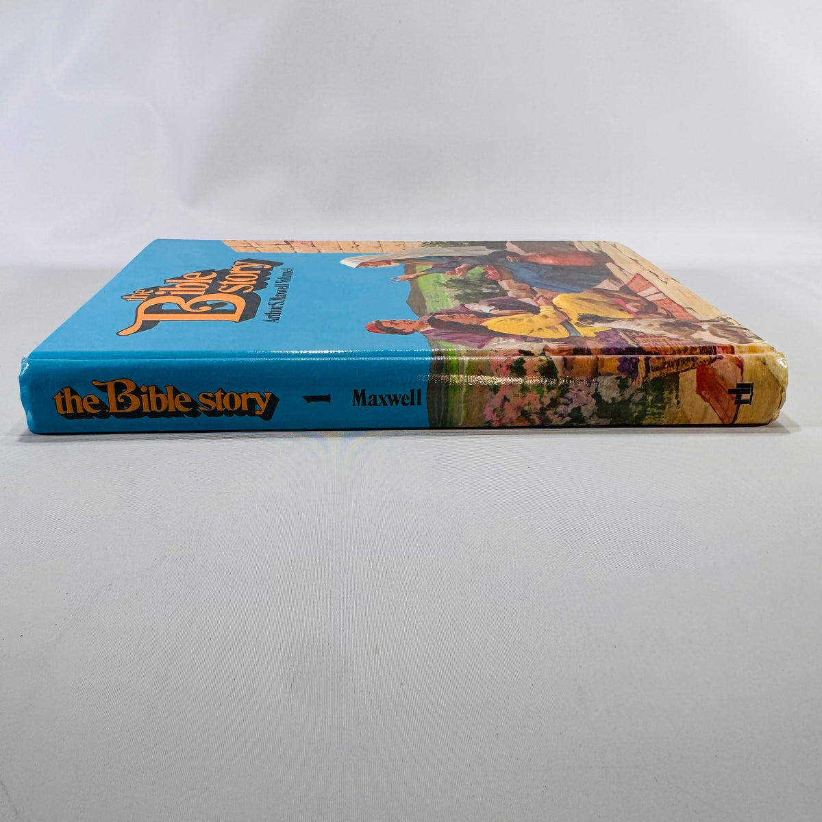 The Bible Story, Volume 1 by Arthur S. Maxwell (1974, 28th Printing) | Illustrated Christian Book with Religious Ephemera | Religious Education