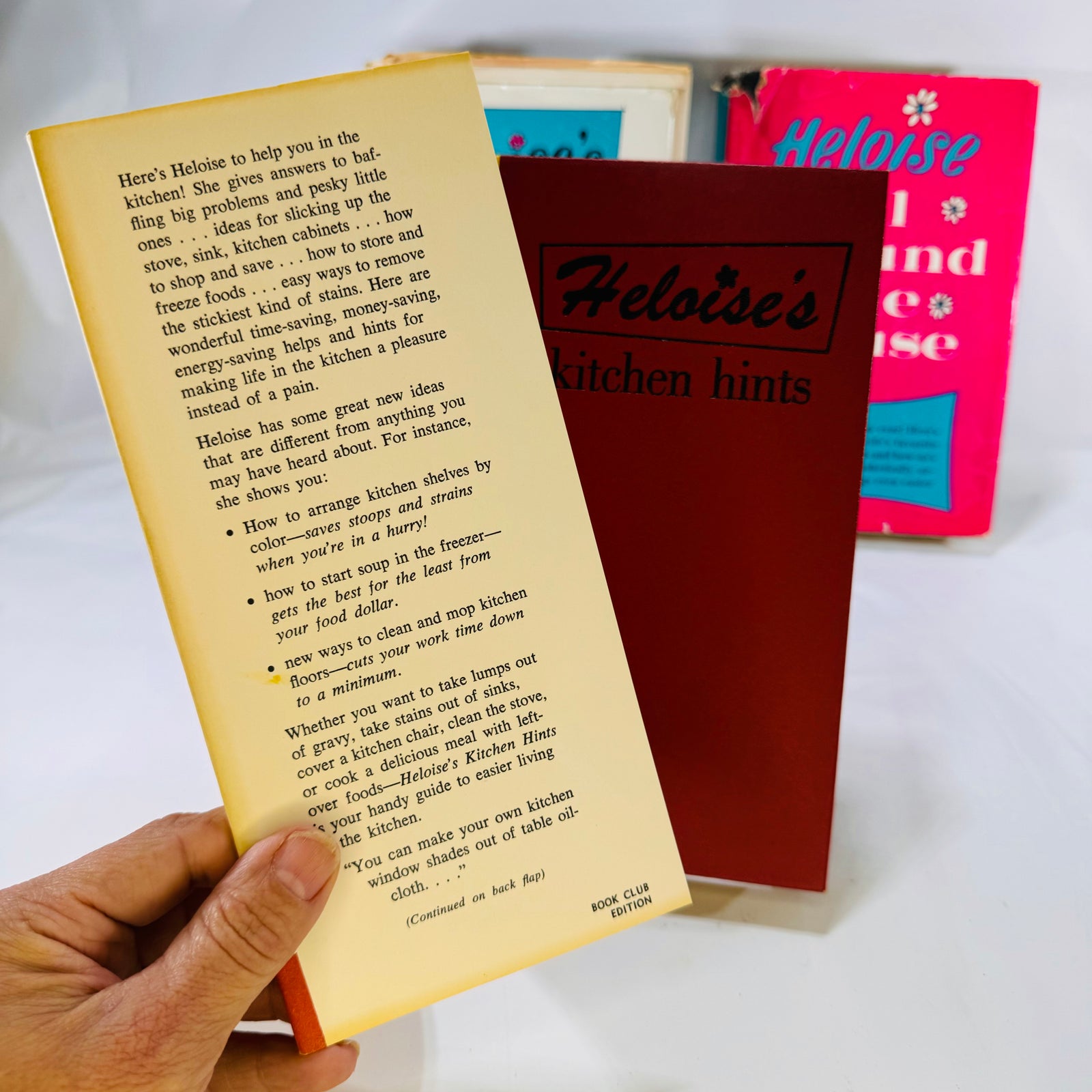 Three Heloise's Books: Kitchen, Housekeeping Hints and All Around the House by Heloise Prentice-Hall Inc