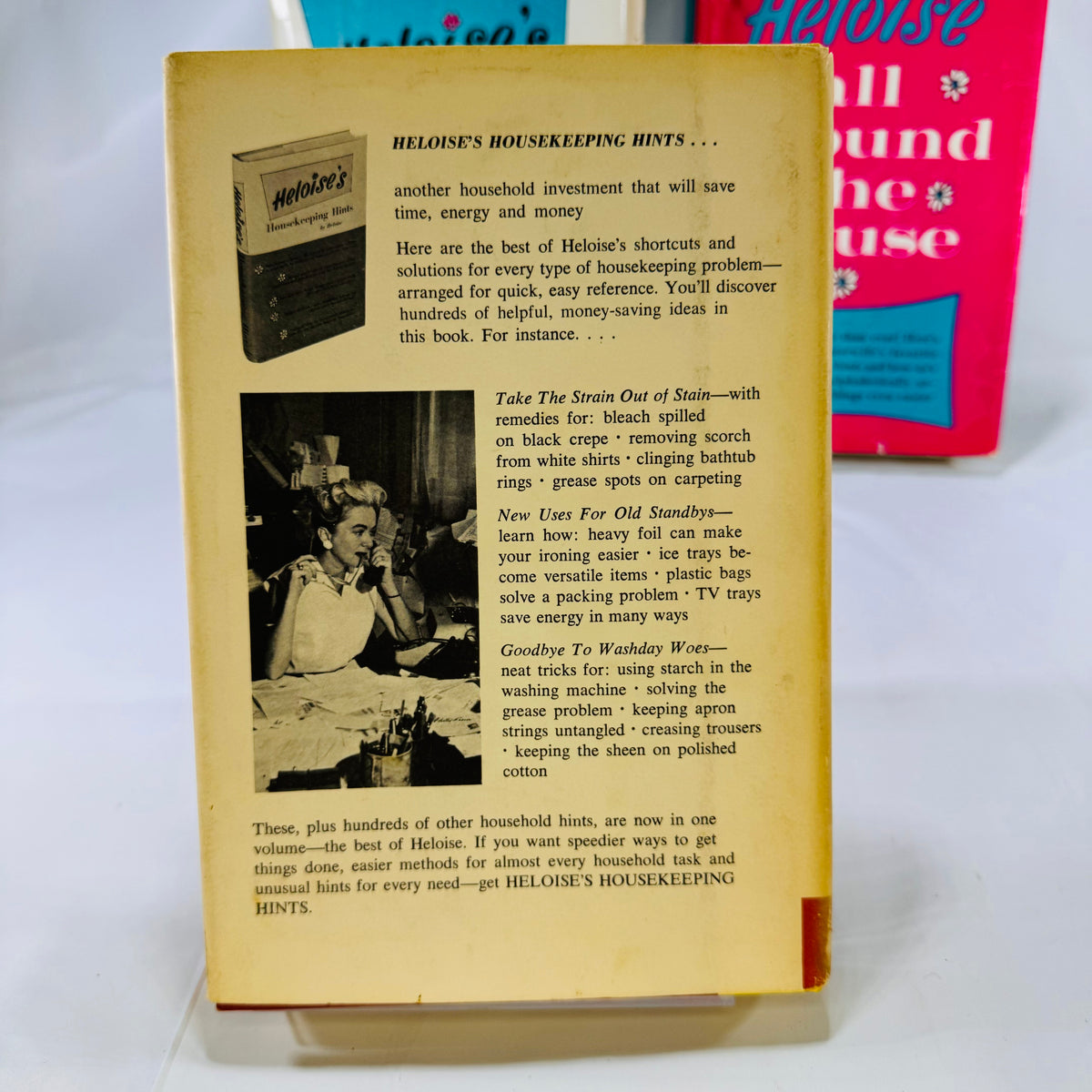 Three Heloise's Books: Kitchen, Housekeeping Hints and All Around the House by Heloise Prentice-Hall Inc