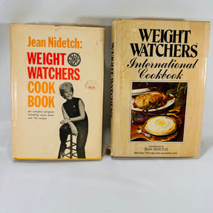 Vintage Weight Watchers Books: Cookbook 1966 & International Cookbook 1977 by Jean Nidetch