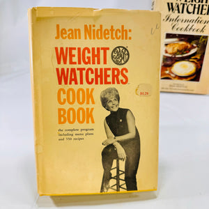 Vintage Weight Watchers Books: Cookbook 1966 & International Cookbook 1977 by Jean Nidetch