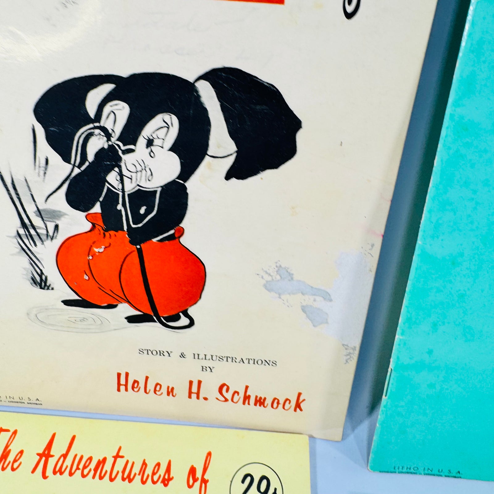 The Adventures of Mournful Mouse Books 1 to 9 by Helen H. Schmock 1963 Michigan Softcover Lot