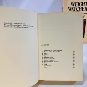 Vintage Weight Watchers Books: Cookbook 1966 & International Cookbook 1977 by Jean Nidetch