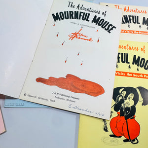 The Adventures of Mournful Mouse Books 1 to 9 by Helen H. Schmock 1963 Michigan Softcover Lot