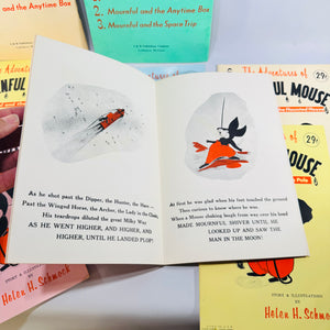 The Adventures of Mournful Mouse Books 1 to 9 by Helen H. Schmock 1963 Michigan Softcover Lot