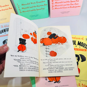 The Adventures of Mournful Mouse Books 1 to 9 by Helen H. Schmock 1963 Michigan Softcover Lot