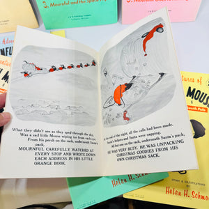 The Adventures of Mournful Mouse Books 1 to 9 by Helen H. Schmock 1963 Michigan Softcover Lot