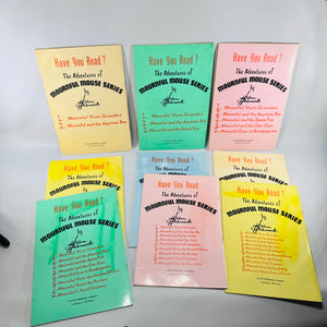 The Adventures of Mournful Mouse Books 1 to 9 by Helen H. Schmock 1963 Michigan Softcover Lot