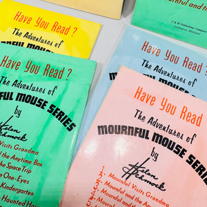 The Adventures of Mournful Mouse Books 1 to 9 by Helen H. Schmock 1963 Michigan Softcover Lot