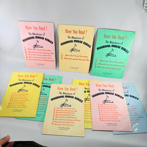 The Adventures of Mournful Mouse Books 1 to 9 by Helen H. Schmock 1963 Michigan Softcover Lot