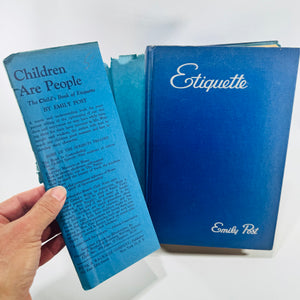 Etiquette: The Blue Book of Social Usage by Emily Post 1947 Hardcover