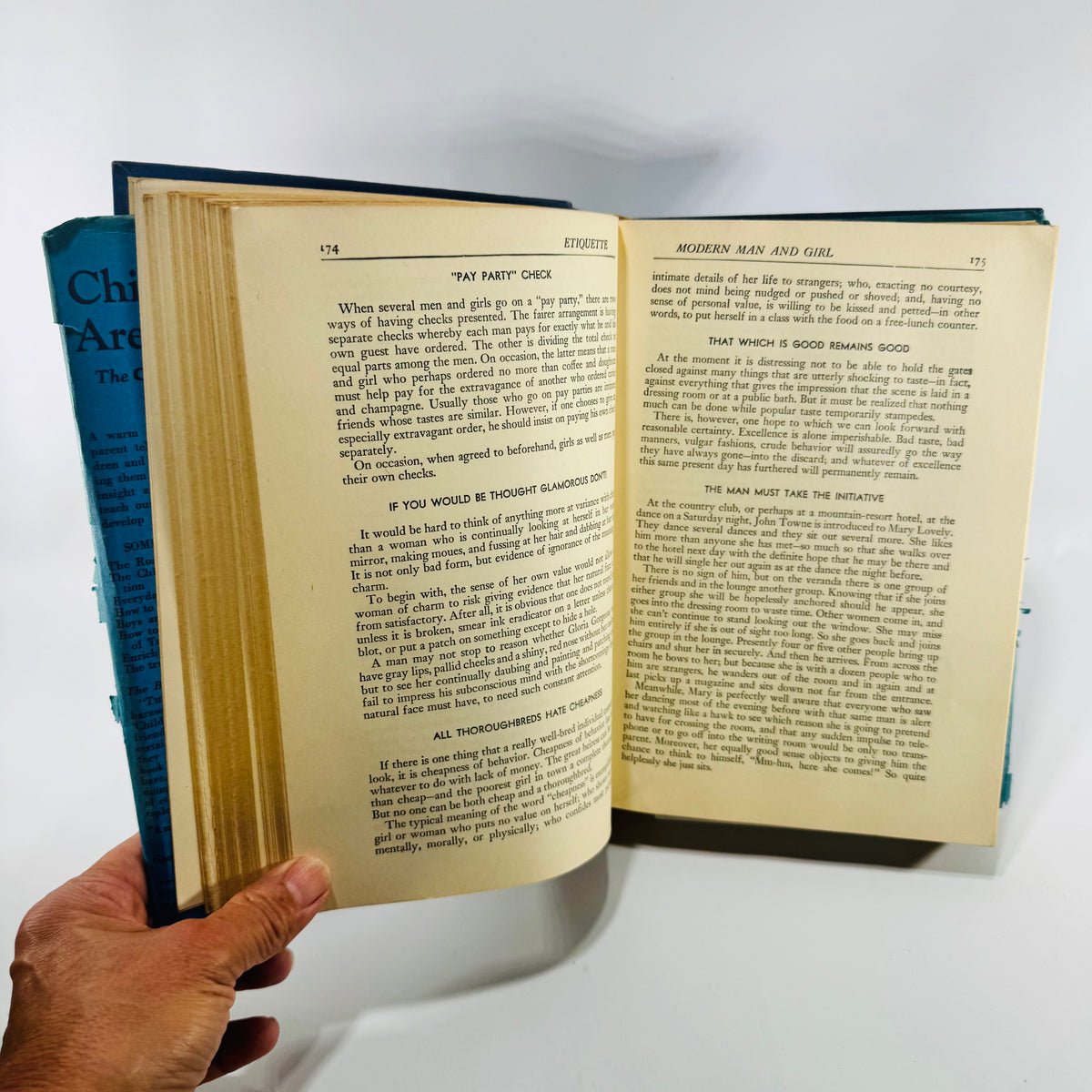 Etiquette: The Blue Book of Social Usage by Emily Post 1947 Hardcover