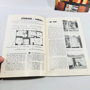 Better Homes and Gardens Guide to Storage and Bookshelves 1971 Pamphlet Lot