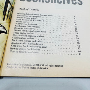 Better Homes and Gardens Guide to Storage and Bookshelves 1971 Pamphlet Lot