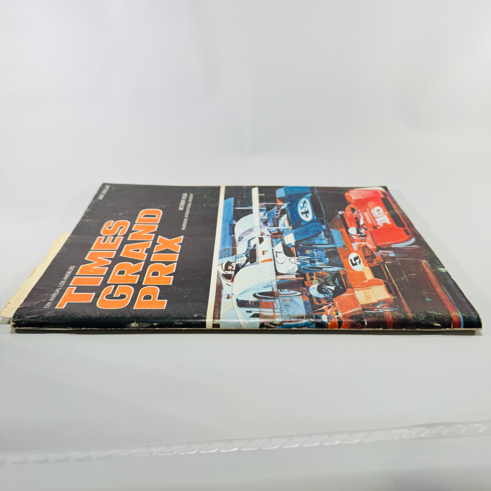 1969 Los Angeles Times Grand Prix Official Program (12th Annual) — Riverside International Raceway Oct 25–26 — 86 Pages w/ Qualifying Times & Final Results — Vintage Motorsport / Can-Am Era