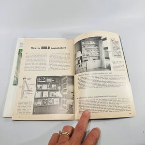 Better Homes and Gardens Guide to Storage and Bookshelves 1971 Pamphlet Lot