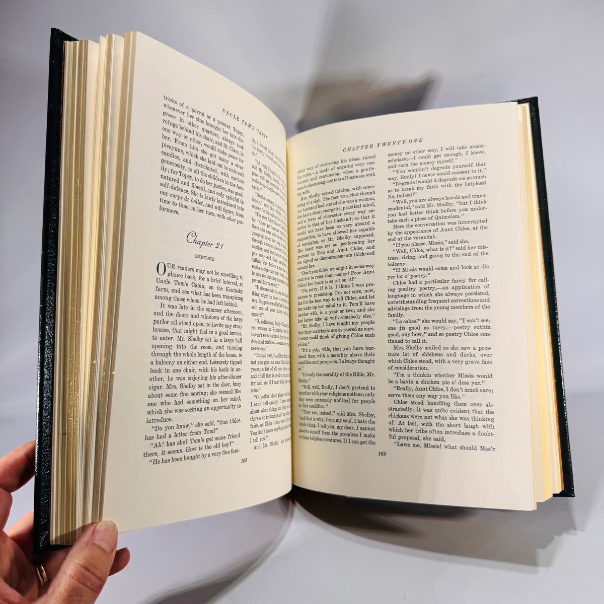 Uncle Tom’s Cabin by Harriet Beecher Stowe | Easton Press Leather Collector’s Edition (1979)