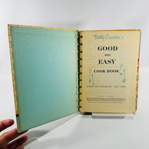 Betty Crocker's Good and Easy Cook Book 1954 First Edition Third Printing Spiral Hardcover