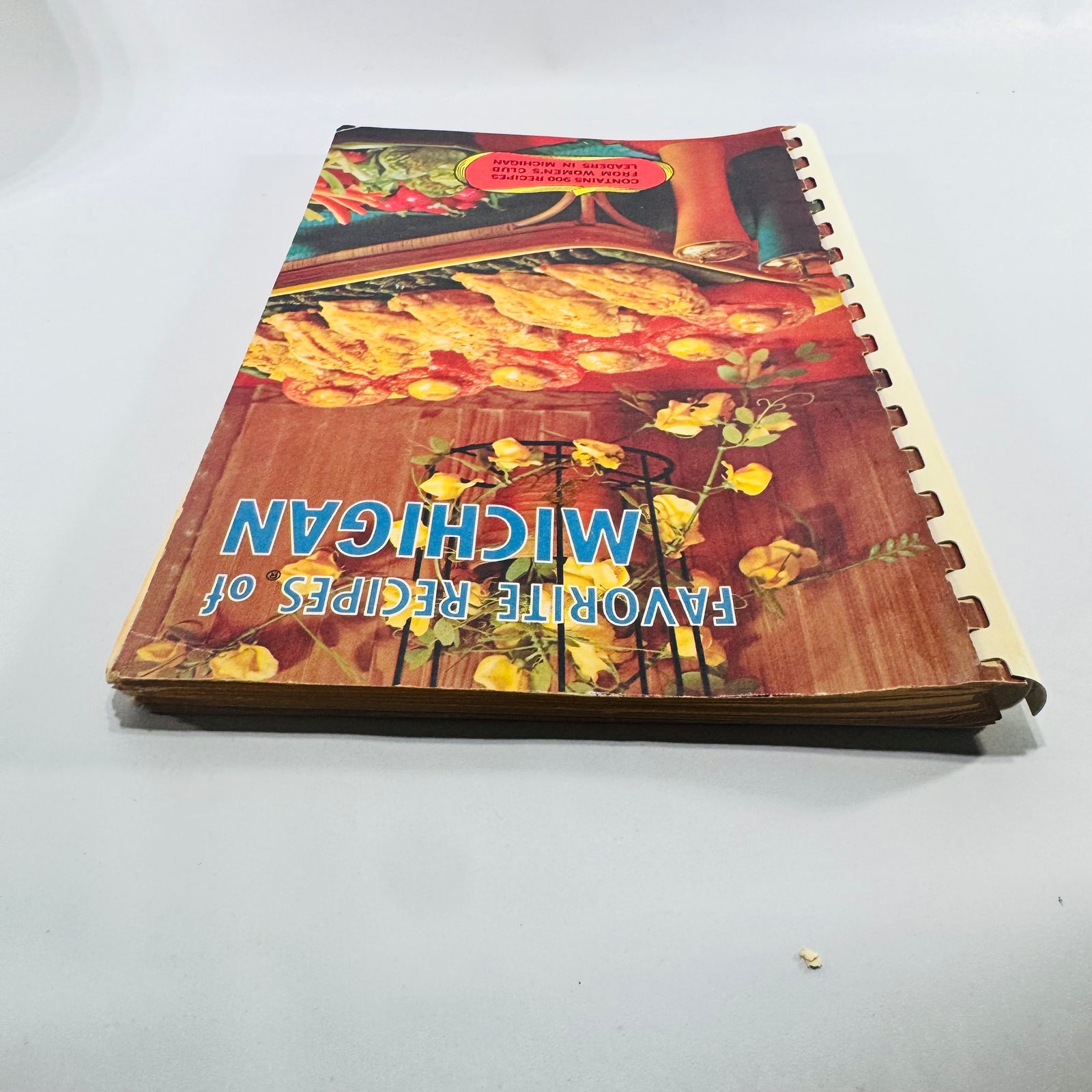 Favorite Recipes of Michigan 1964 Women's Club Cookbook 900 Recipes Comb Bound