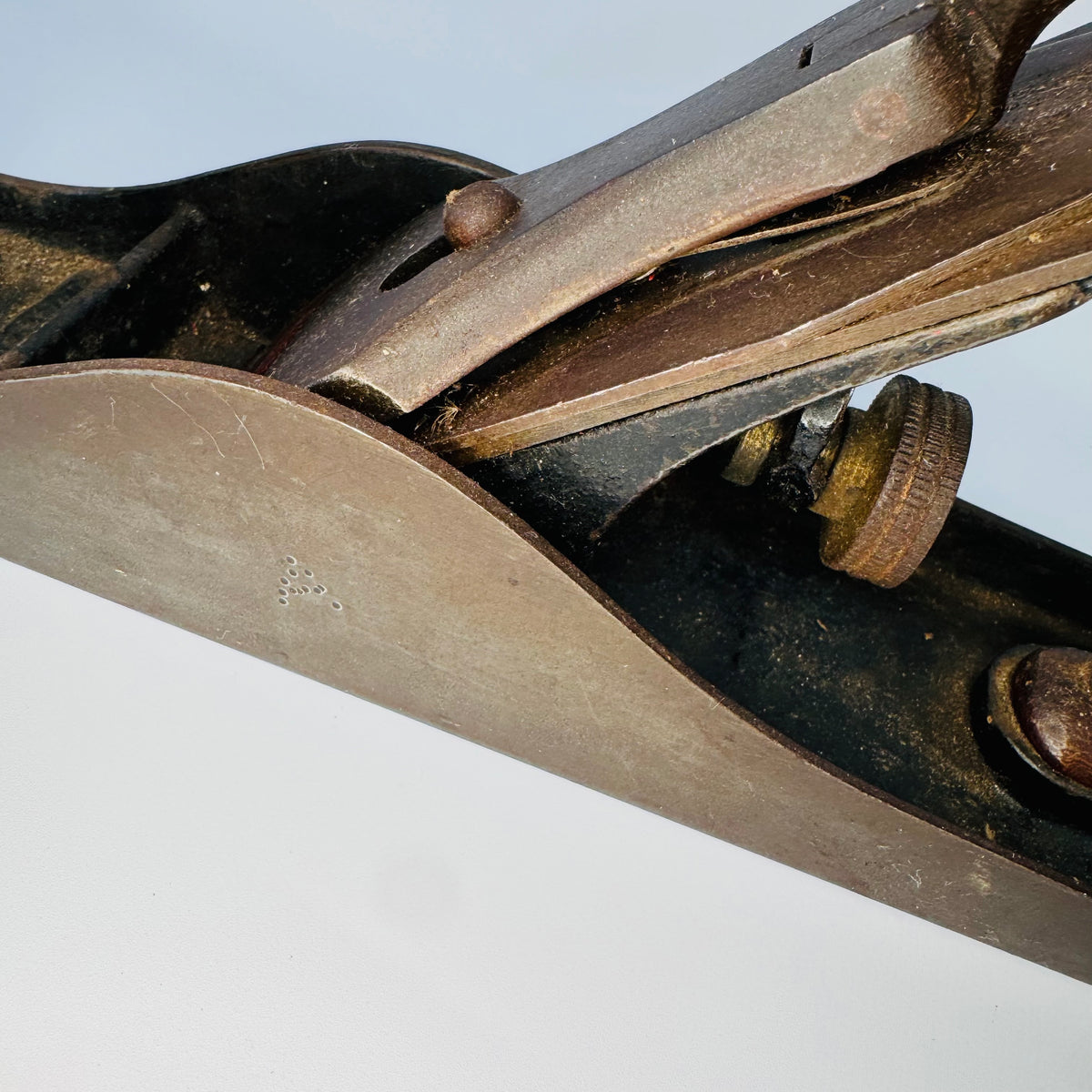 Vintage Winchester No. 3010 Jack Plane | Iron Body Wood Handles | Red Winchester Lever Cap | Antique Woodworking Hand Plane