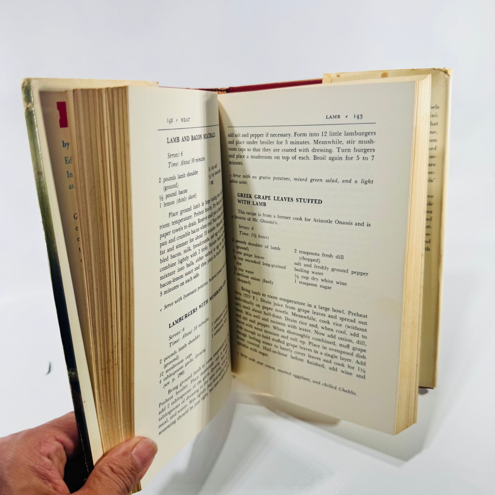 Meat by The Lobel Brothers 1971 Hawthorn Books Hardcover Book Club Edition