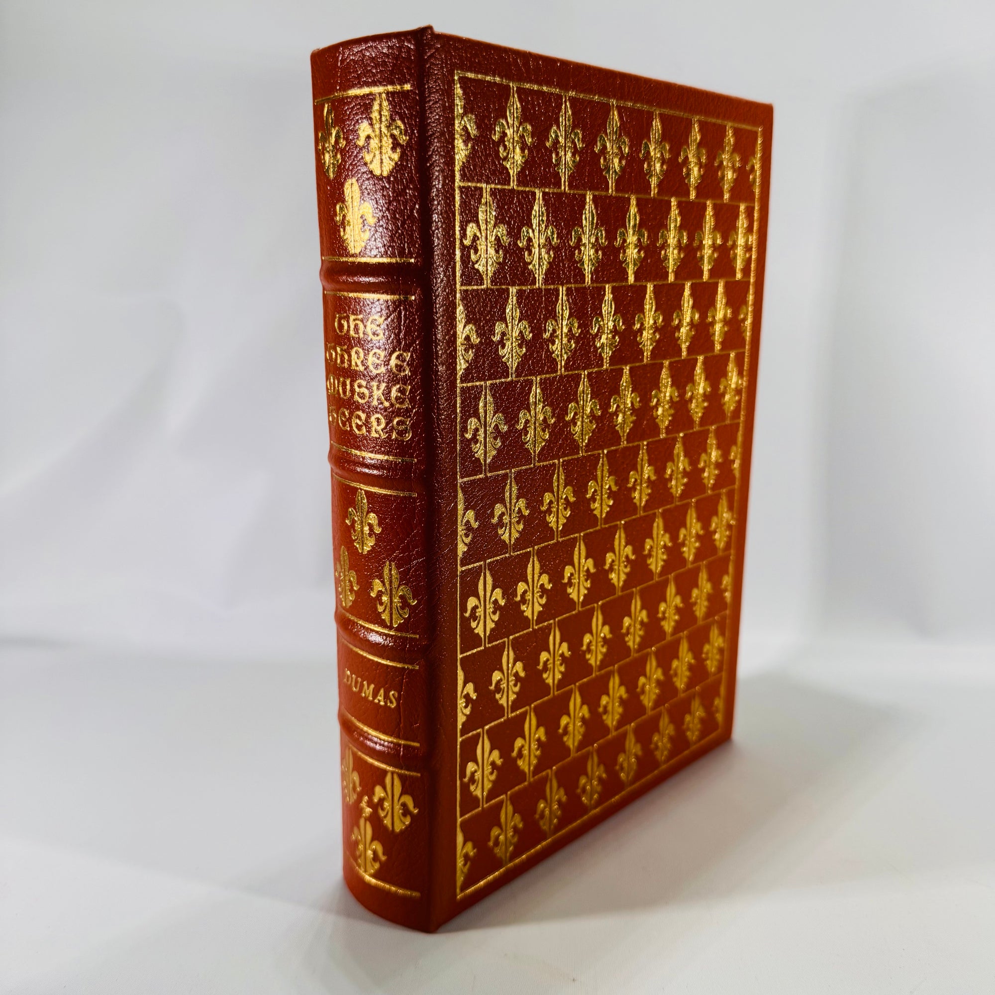 The Three Musketeers by Alexandre Dumas (1978 Easton Press, Illustrated Leather Collector’s Edition, 420 Pages, Ornate Classic Fiction