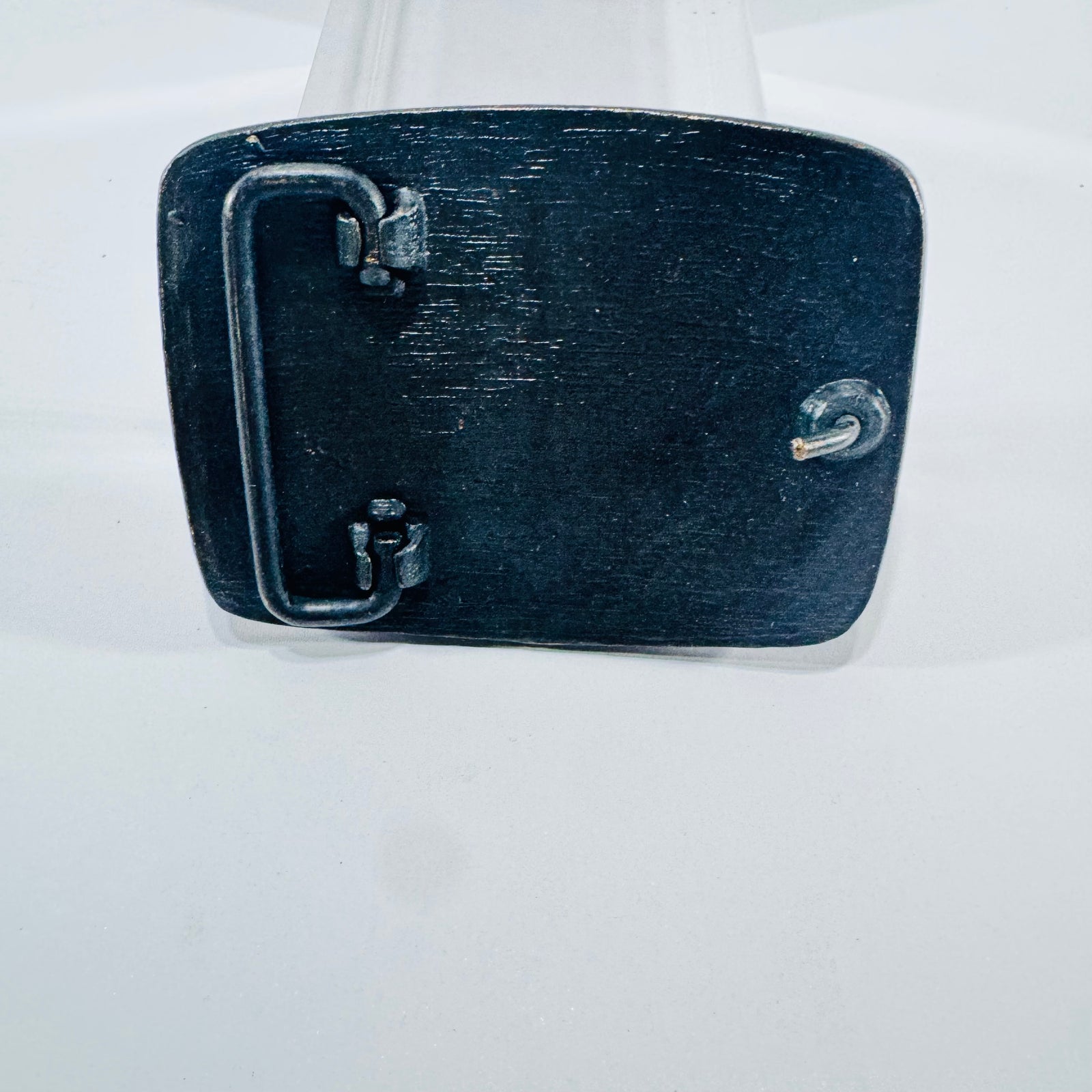 Union 76 Gas Station Uniform Belt Buckle 1970s Blue Enamel