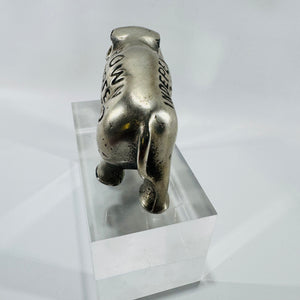 Independent Stove Co Renown Underfeed Stoves Elephant Paperweight Owosso Michigan Cast Iron
