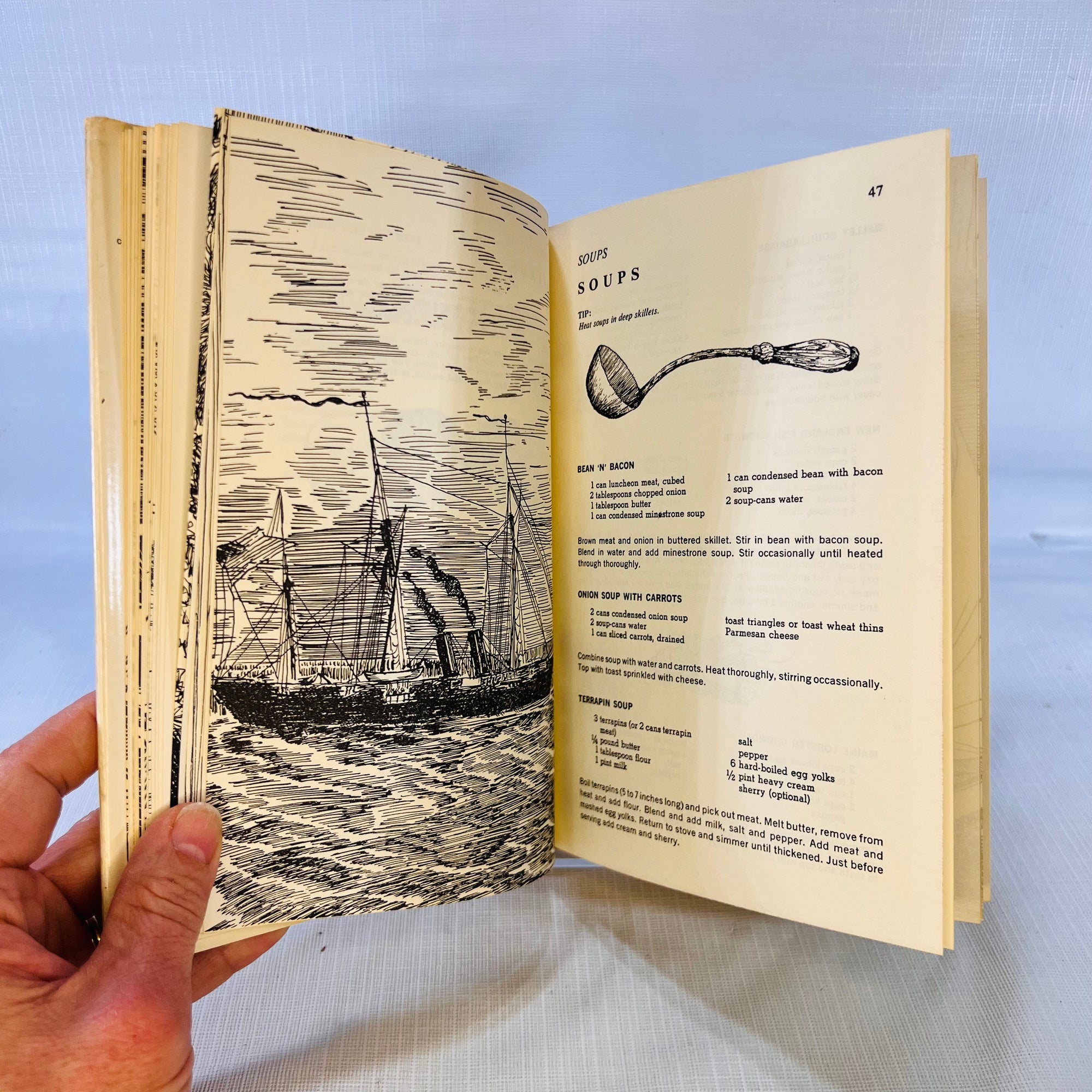 The Mariner's Cookbook or How to Cook on a Boat and Enjoy It. by Nancy Hyden Woodward 1969 Cornerstone Library,