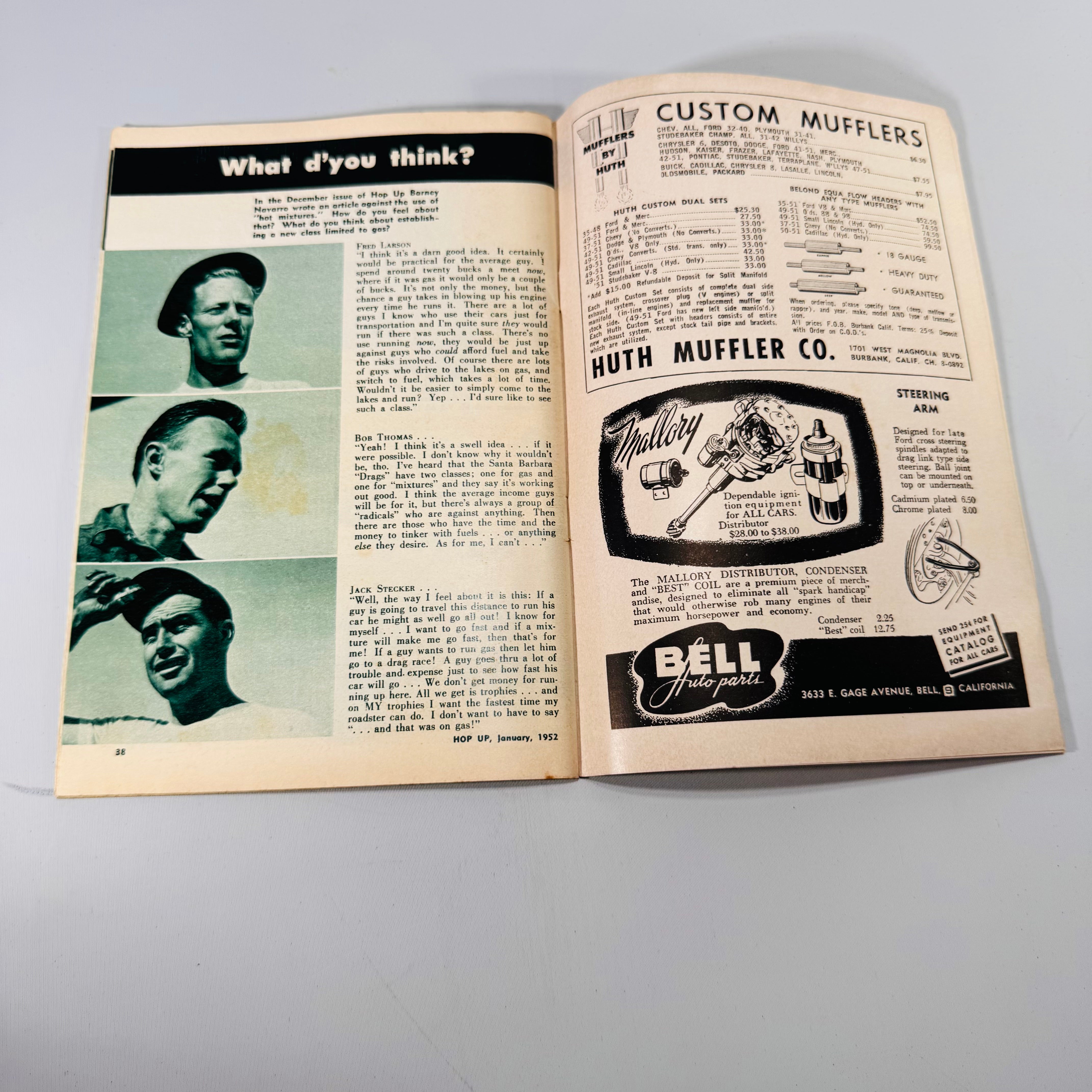 Hop Up Magazine – Jan 1952 – Vintage Hot Rod Zine - Reading Vintage