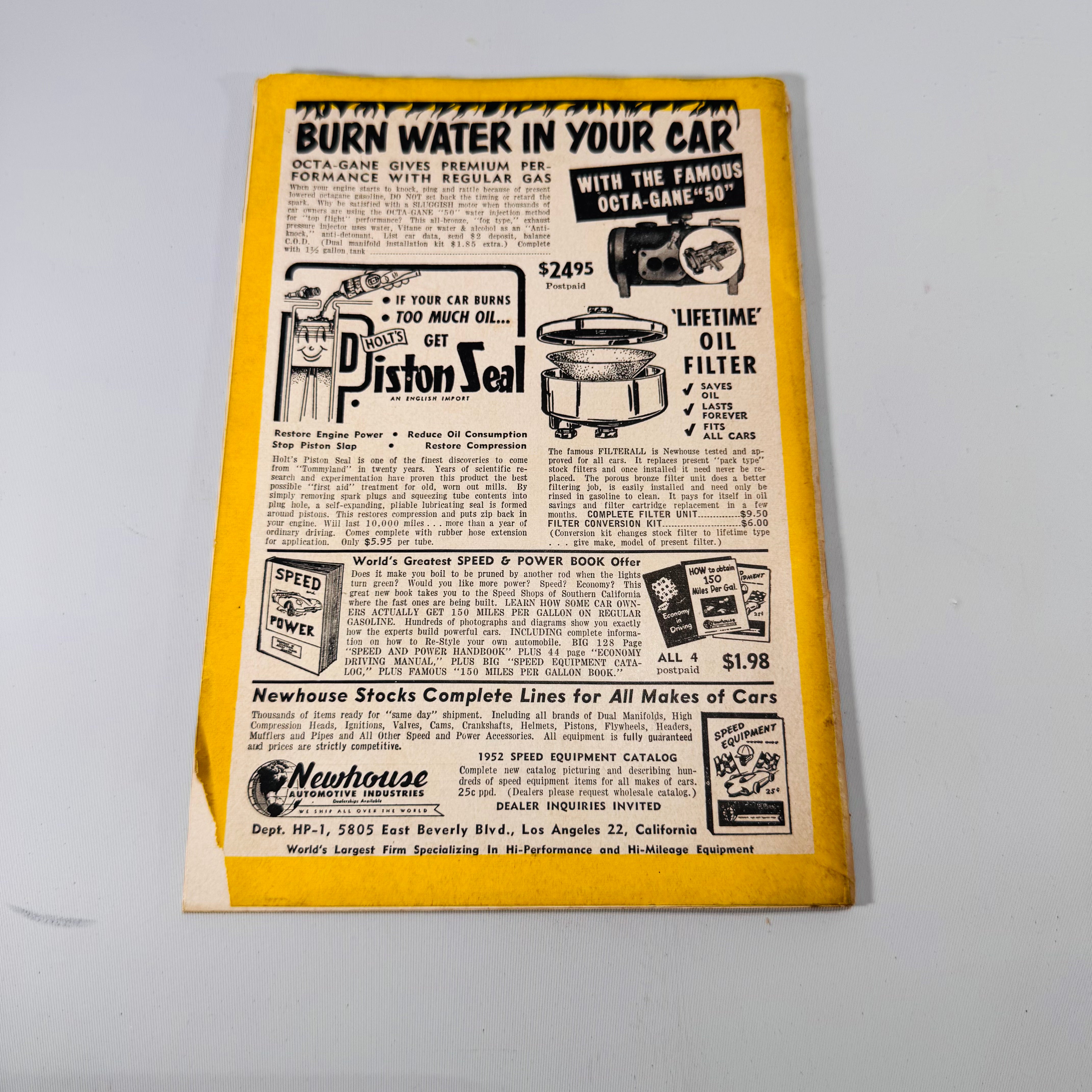 Hop Up Magazine – Jan 1952 – Vintage Hot Rod Zine - Reading Vintage