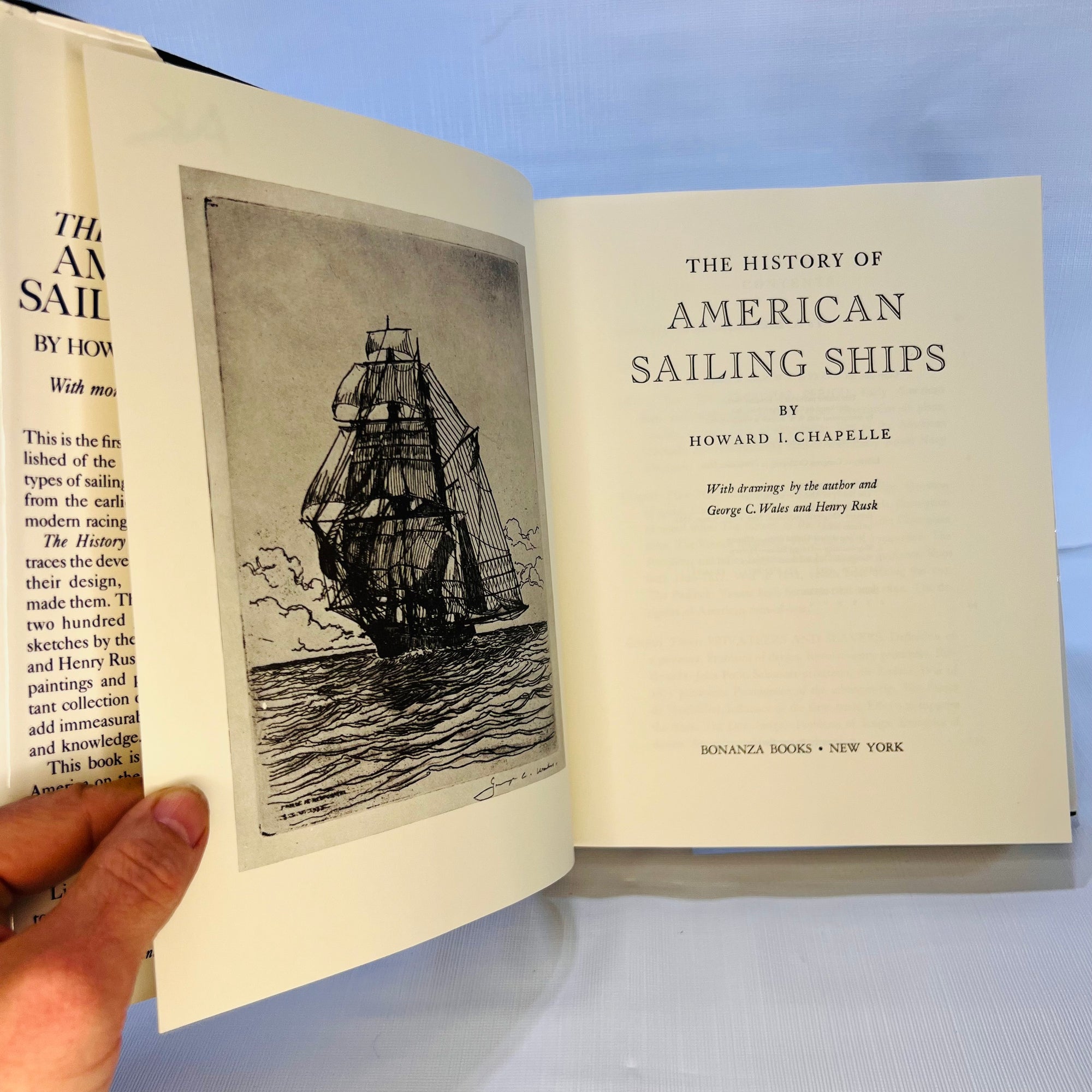 The History of American Sailing Ship with over 200 illustrations by Howard I. Chapelle 1982 Bonanza Books