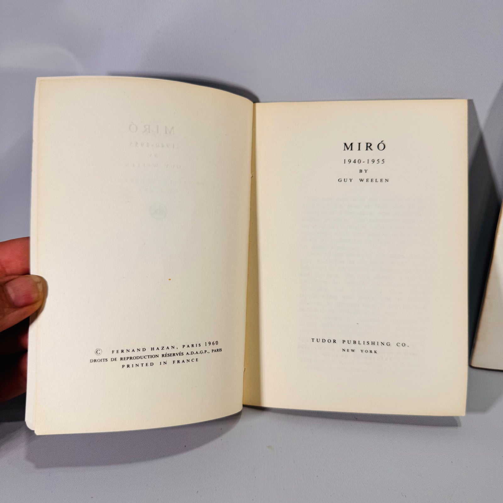 Miro Art Book Set by Guy Weelen (1960) | 15 Color Plates