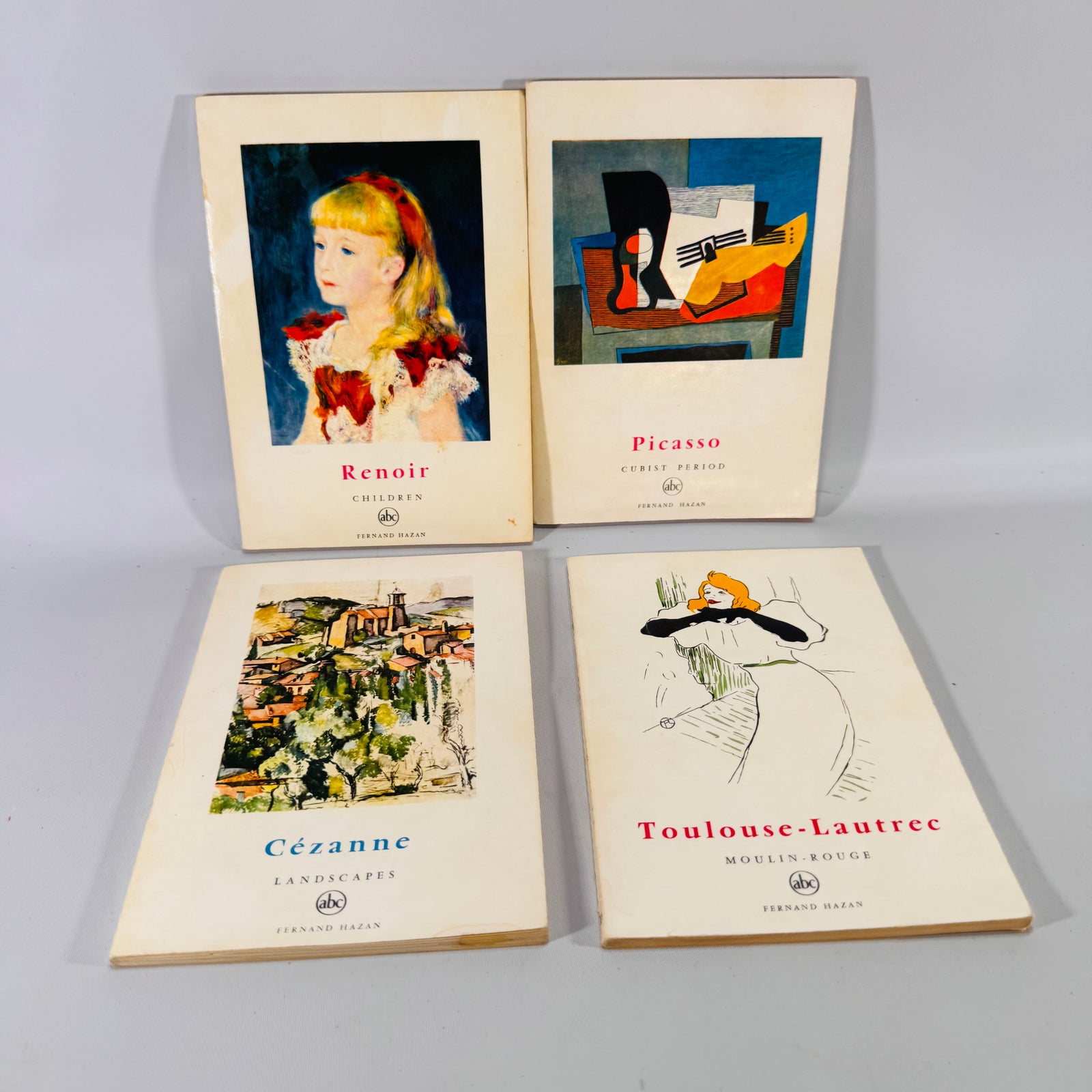 Fernand Hazan Vintage Art Book Set – Renoir, Picasso, Cézanne, Toulouse-Lautrec
