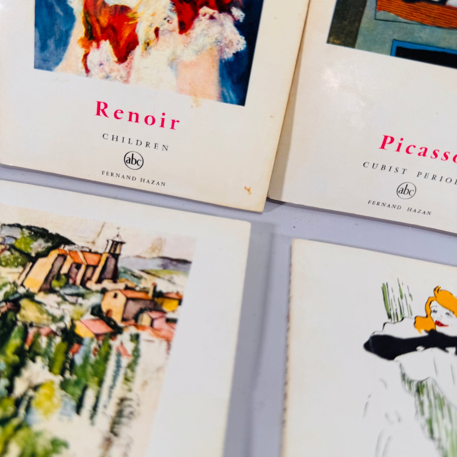 Fernand Hazan Vintage Art Book Set – Renoir, Picasso, Cézanne, Toulouse-Lautrec