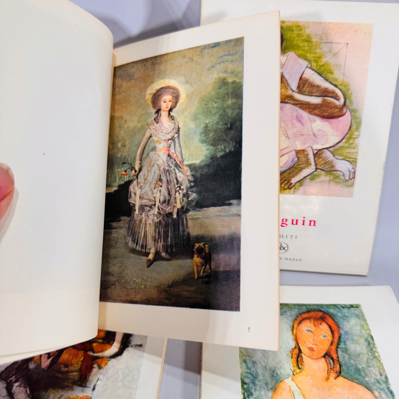 Fernand Hazan Vintage Art Book Set – Goya, Gauguin, Degas, Modigliani (1958–59)