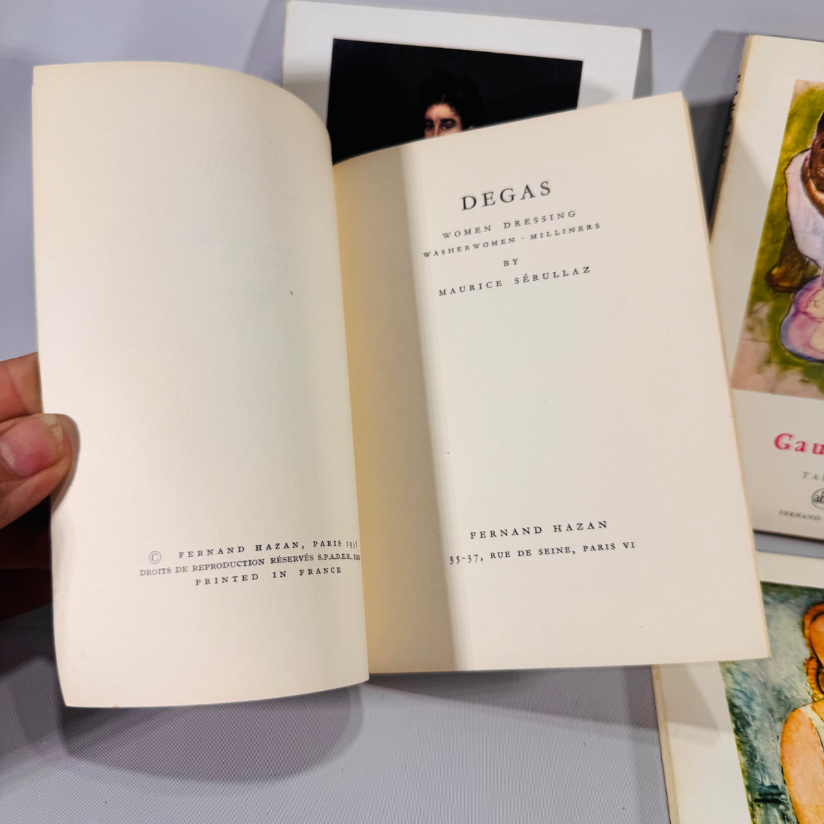 Fernand Hazan Vintage Art Book Set – Goya, Gauguin, Degas, Modigliani (1958–59)