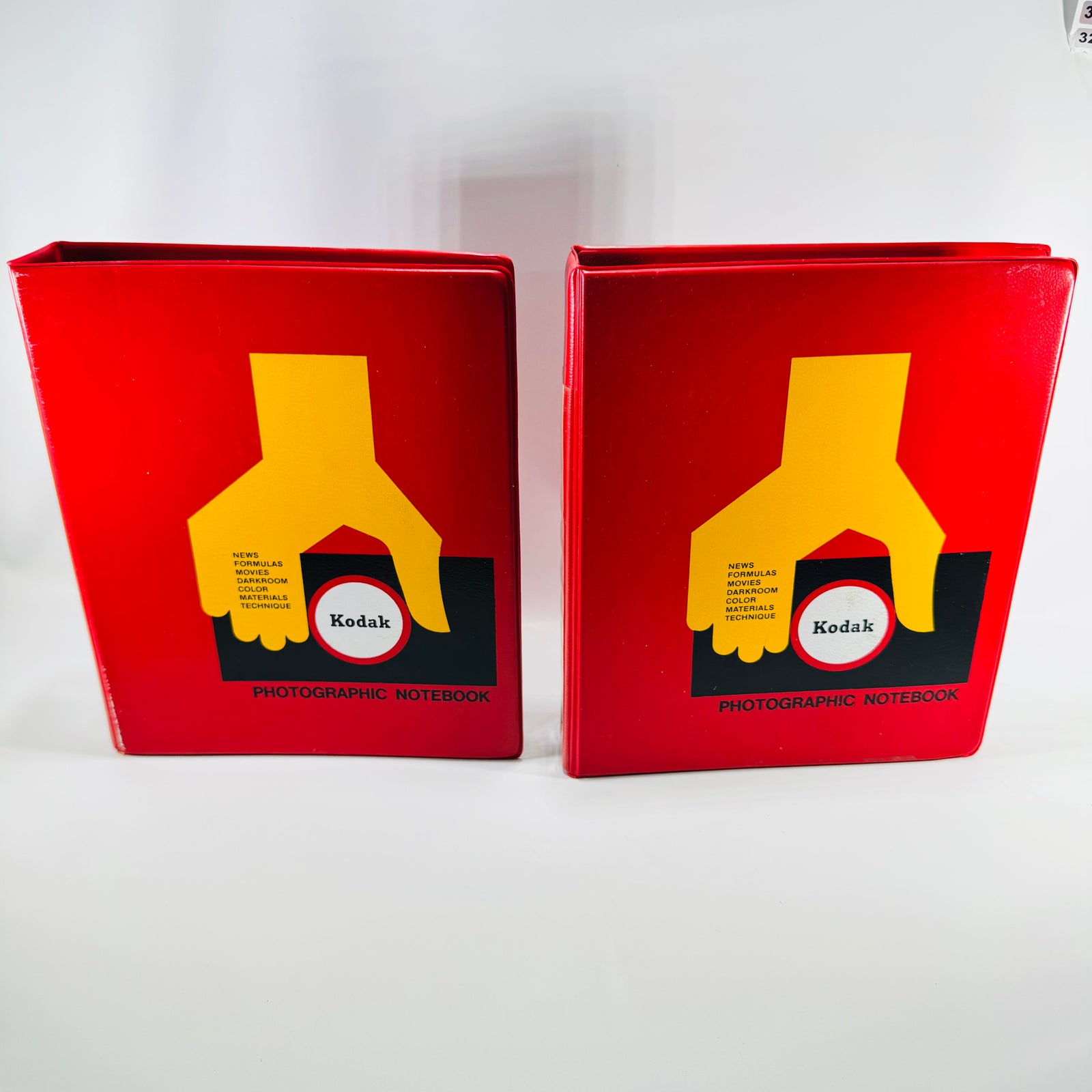 Kodak Photographic Notebook 1960s Eastman Kodak Binder Lot of 2 with Photo Information Booklets