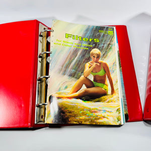Kodak Photographic Notebook 1960s Eastman Kodak Binder Lot of 2 with Photo Information Booklets