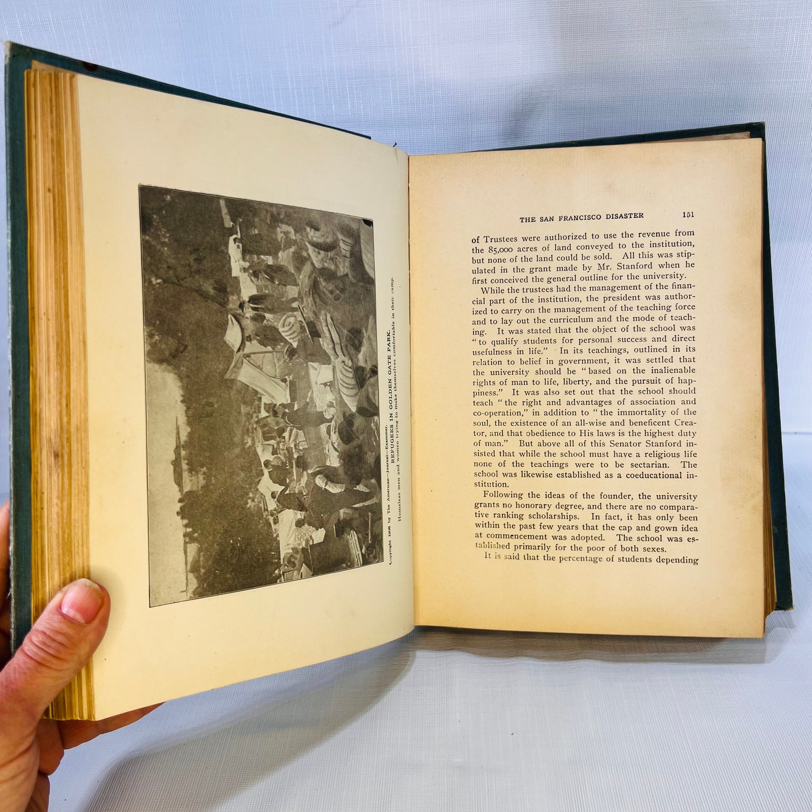 The History of the San Francisco Earthquake and Fire Horror the Complete Story by Charles Eugene Banks 1906